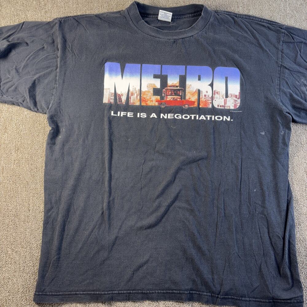 METRO Men’s T-shirt Movie Promo XL Black